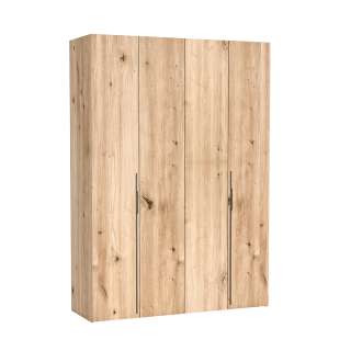 Garderobeskap Bari 170x241 cm - eik - foldedør