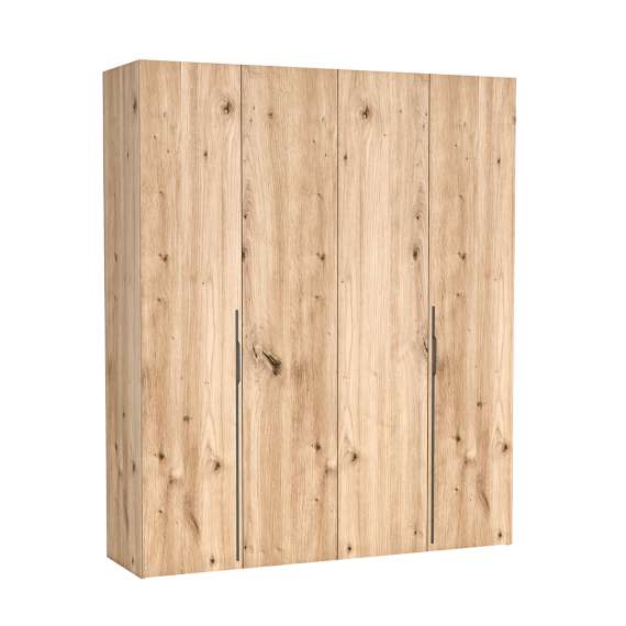 Garderobeskap Bari 200x241 cm - eik - foldedør