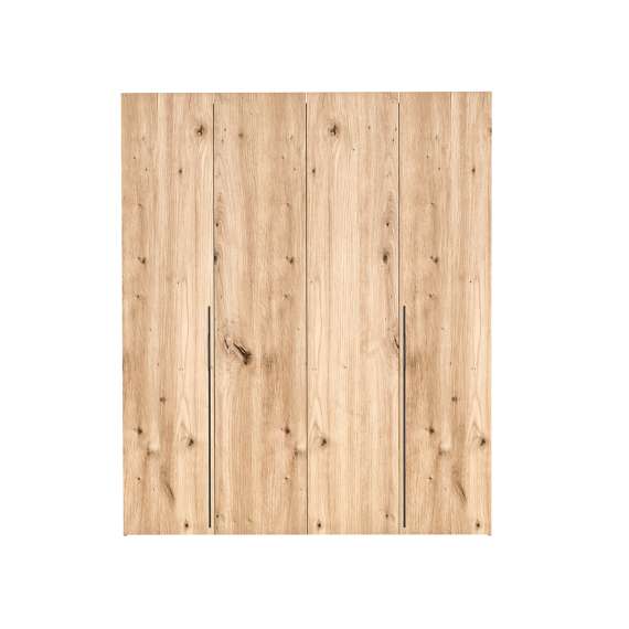 Garderobeskap Bari 200x241 cm - eik - foldedør