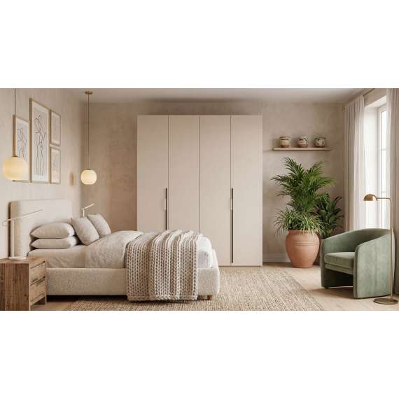 Garderobeskap Bari 170x241 cm - cashmere - foldedør