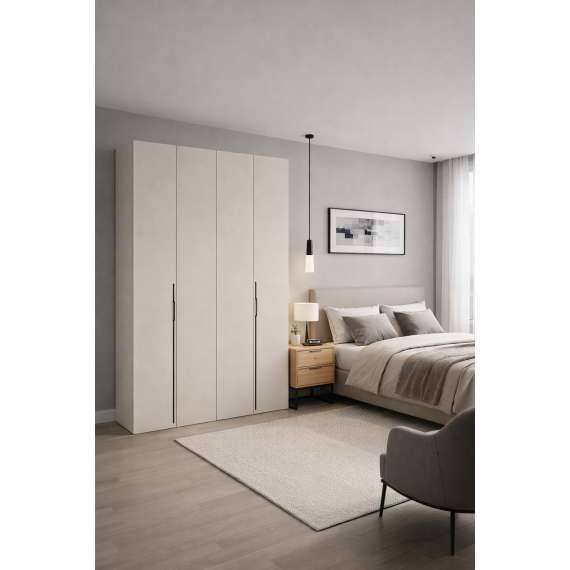 Garderobeskap Bari 170x241 cm - cashmere - foldedør