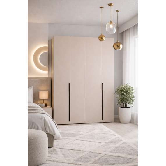 Garderobeskap Bari 200x241 cm - cashmere - foldedør