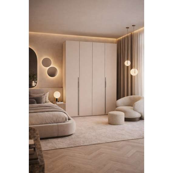Garderobeskap Bari 200x241 cm - cashmere - foldedør