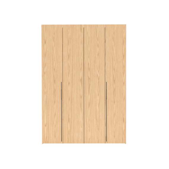 Garderobeskap Bari 170x241 cm - eik - foldedør