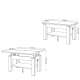 Sofabord BRAWO 110x60-120x60-72 cm - valnøtt - hev/senk