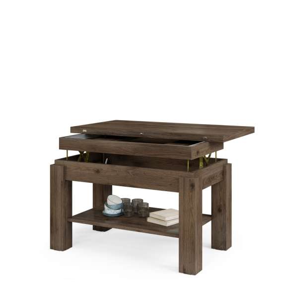 Sofabord BRAWO 110x60-120x60-72 cm - valnøtt - hev/senk