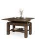 Sofabord BRAWO 110x60-120x60-72 cm - valnøtt - hev/senk