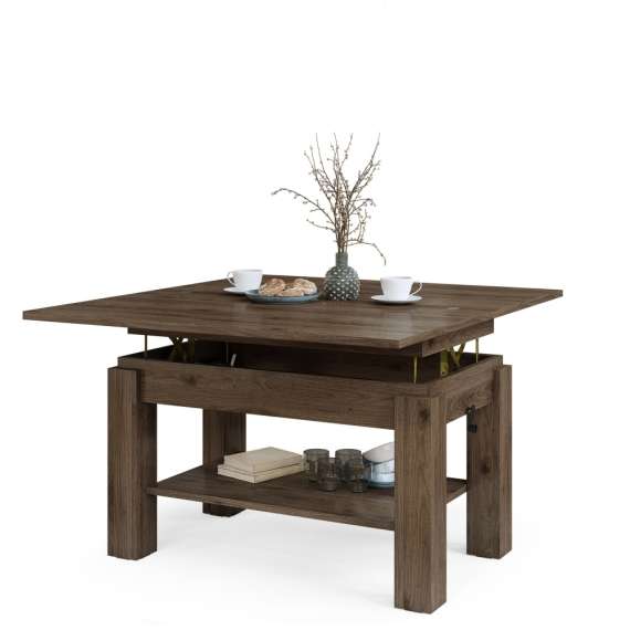 Sofabord BRAWO 110x60-120x60-72 cm - valnøtt - hev/senk