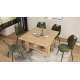 Sofabord BRAWO 110x60-120x60-72 cm - eik artisan - hev/senk