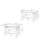 Sofabord BRAWO 110x60-120x60-72 cm - eik artisan - hev/senk