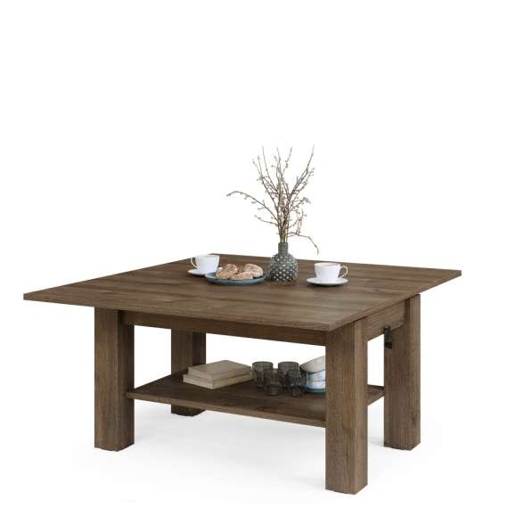 Sofabord BRAWO 110x60-120x60-72 cm - eik brun - hev/senk