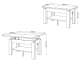 Sofabord BRAWO 110x60-120x60-72 cm - eik brun - hev/senk