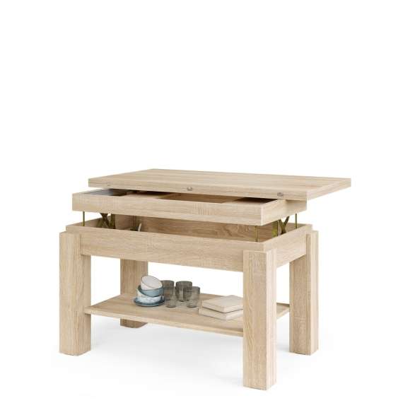 Sofabord BRAWO 110x60-120x60-72 cm - eik sonoma - hev/senk