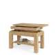 Sofabord BRAWO 110x60-120x60-72 cm - eik craft gold - hev/senk