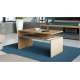 Sofabord PRIMA - 90x50 cm - eik artisan - beige matt