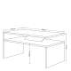 Sofabord PRIMA - 90x50 cm - eik artisan - beige matt