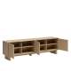 Tv-benk MODO 204x58 cm - eik arles - 3 dører - japandi