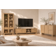 Tv-benk MODO 204x58 cm - eik arles - 3 dører - japandi