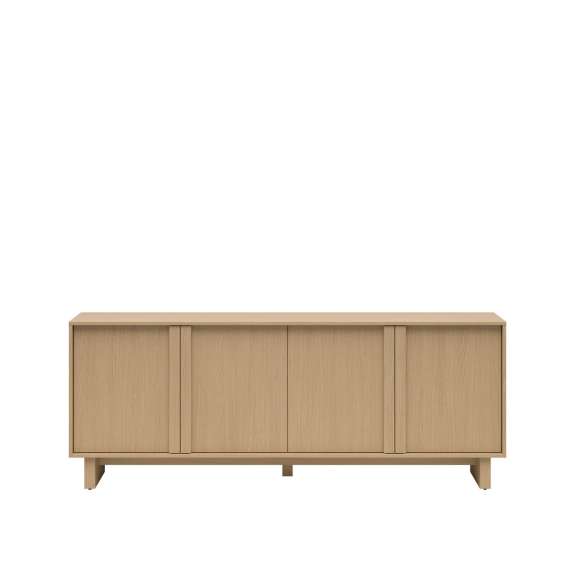 Skjenk MODO 204x79 cm - eik arles - 4 dører - japandi