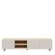 Tv-benk CALM 180x41 cm - eik lindberg - cashmere - 3 dører - japandi