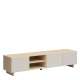 Tv-benk CALM 180x41 cm - eik lindberg - cashmere - 3 dører - japandi