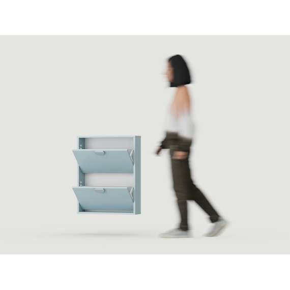 Skoskap Vang 40-100x76 cm - vegghengt - Velg bredde og farge selv!