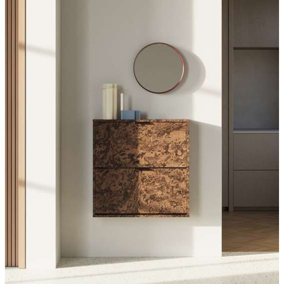Skoskap Vang 40-100x76 cm - vegghengt - Velg bredde og farge selv!