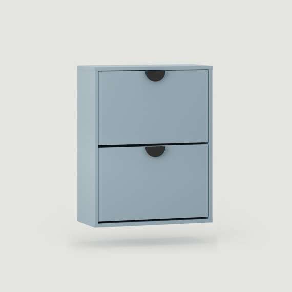 Skoskap Vang 40-100x76 cm - vegghengt - Velg bredde og farge selv!