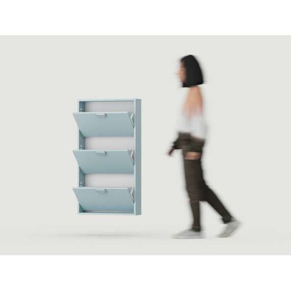 Skoskap Vang 40-100x112 cm - vegghengt - Velg bredde og farge selv!