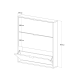 Skoskap Vang 40-100x112 cm - vegghengt - Velg bredde og farge selv!