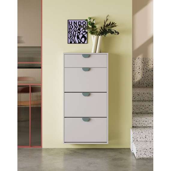 Skoskap Vang 40-100x130 cm - vegghengt - Velg bredde og farge selv!