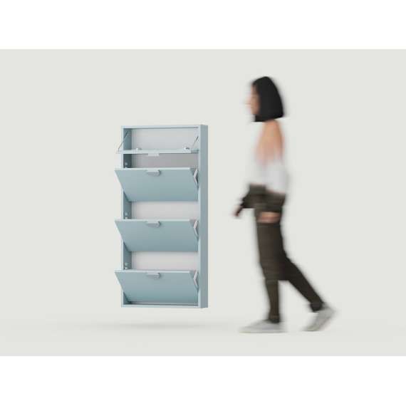 Skoskap Vang 40-100x130 cm - vegghengt - Velg bredde og farge selv!