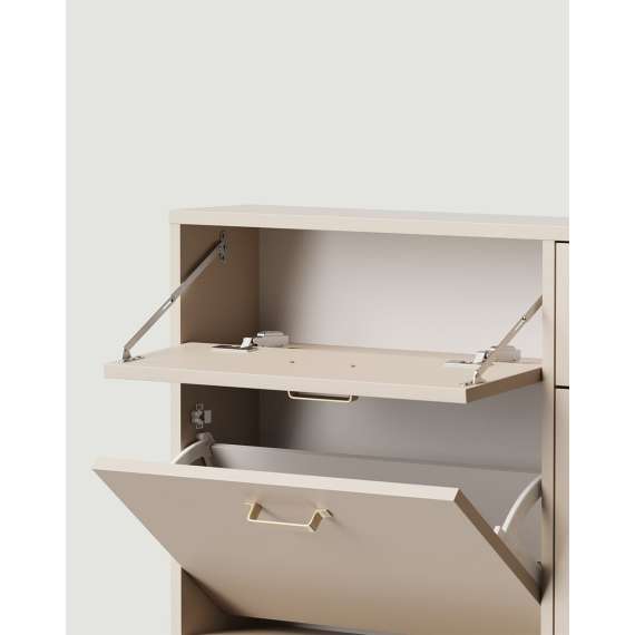 Skoskap Vang 80-130x58 cm - vegghengt - Velg bredde og farge selv!