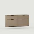 Skoskap Vang 80-130x58 cm - vegghengt - Velg bredde og farge selv!