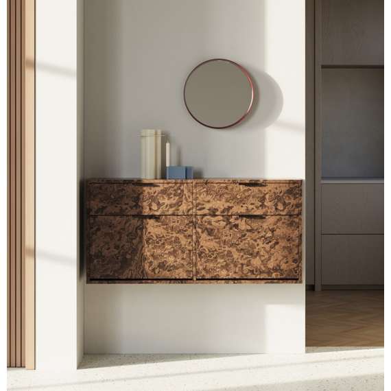 Skoskap Vang 80-130x58 cm - vegghengt - Velg bredde og farge selv!