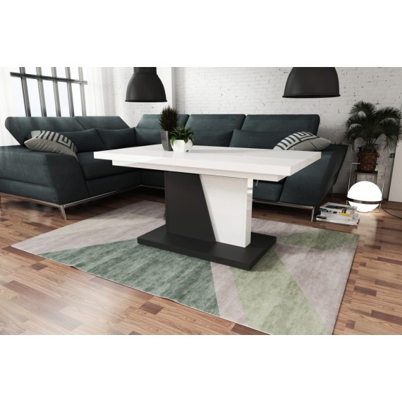 Sofabord Allan Hvit Svart