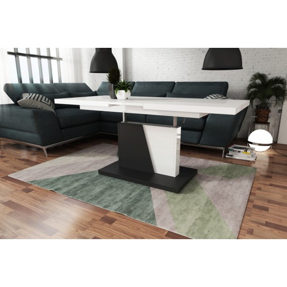 Sofabord Allan Hvit Svart