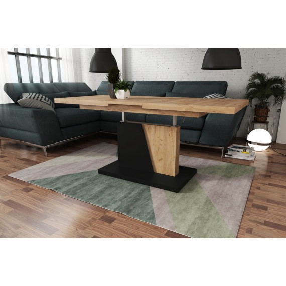 Sofabord Allan Gold Svart