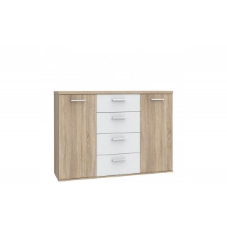 Skjenk Wendy 130 cm 2 dører 4 skuffer