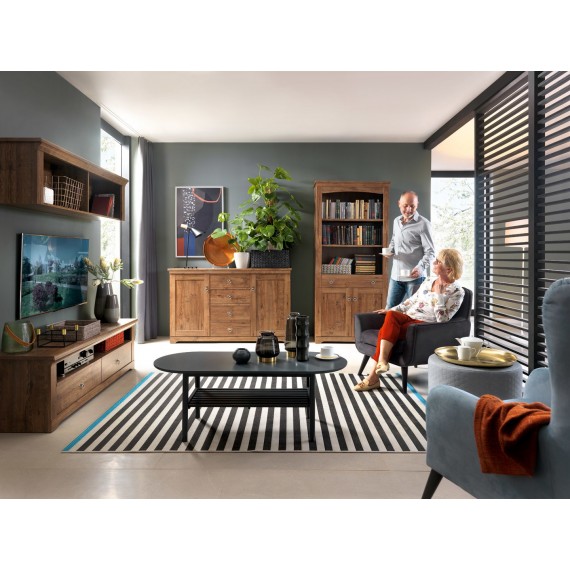 TV bord Patras 153 cm Mørk Eik