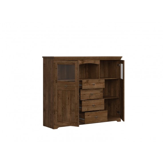 Highboard Daras 153 cm 2 dører 4 skuffer