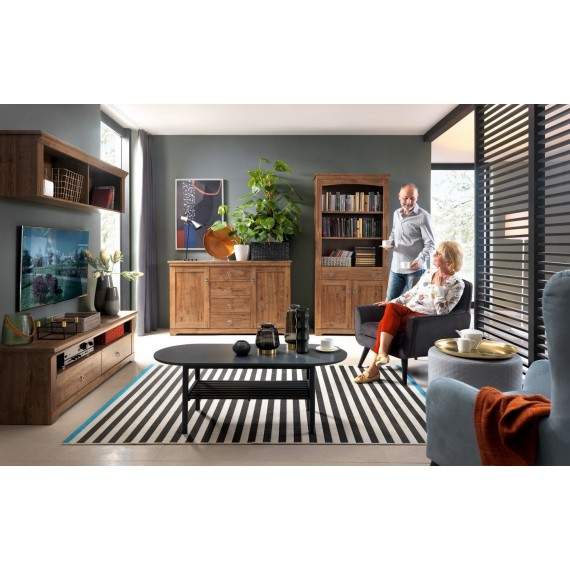 Vitrine Daras 63 cm Mørk Eik