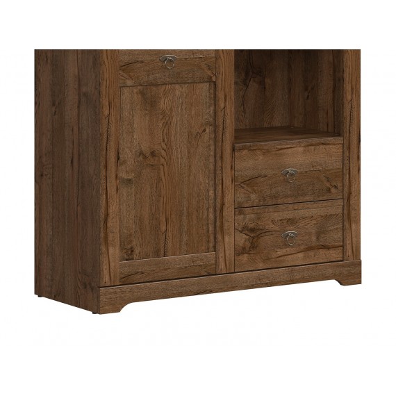 Vitrine Daras 103 cm Mørk Eik