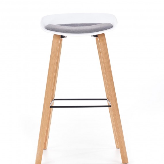 Penny Barstol Hvit-Grå