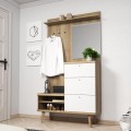 Entregarderobe - Skoskap Primo  - Trelook - Hvit