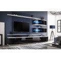 TV seksjon Conex - Moderne veggseksjon med belysning