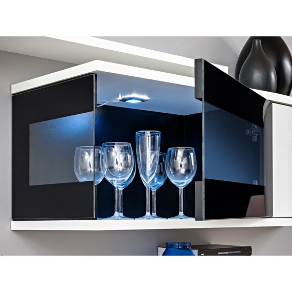 TV seksjon Conex - Moderne veggseksjon med belysning