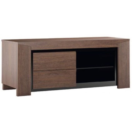 TV benk 182 cm heltre | Salongmøbler høy kvalitet TV benk 182 cm lys eik og svart | Vakre salongmøbler | Møbel