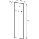 Entrepanel Blanco 40 x 150 cm - Grafitt