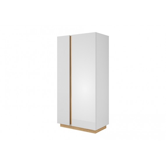 Garderobe Acron 96 cm - Hvit - Trelook